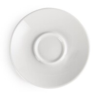 Soucoupe Pour Tasse à Espresso - Blanche - Olympia - 120mm - 12 Pièces