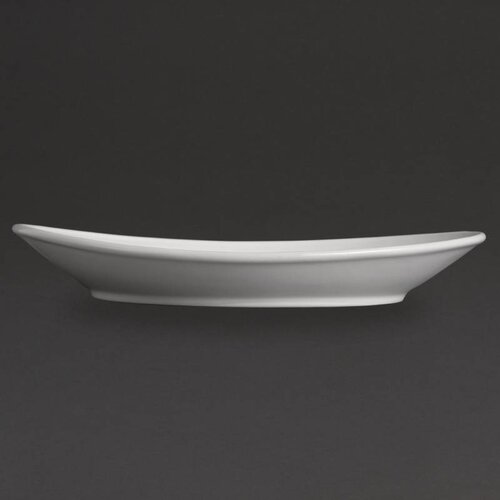 CHRselect Assiette à Viande - Olympia - Porcelaine Blanche - 306(L)mm - 6 Pièces