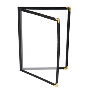 CHRselect Porte-Menu A5 Noir - 4 Pages