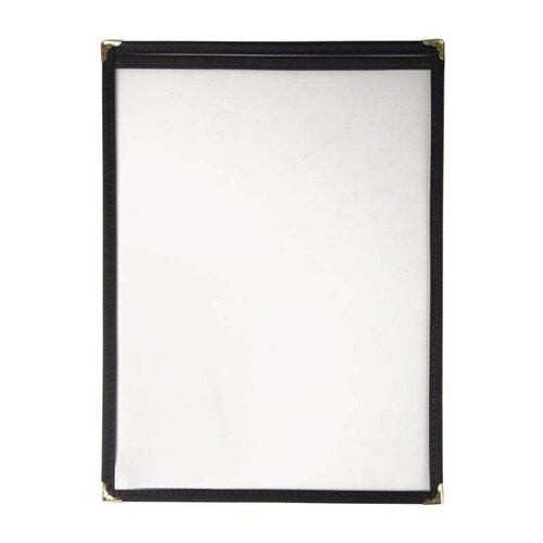 CHRselect Porte-Menu Noir - Format A4 - 2 Pages CHRselect Porte-Menu Noir - Format A4 - 2 Pages