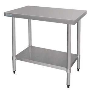 F.E.D. Table De Travail Inox - Sans Rebords - 600x900x900(h)mm