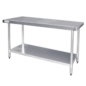F.E.D. Table De Travail Inox - Sans Rebords - 1200x600x900(h)mm