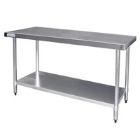 Table De Travail Inox - Sans Rebords - 1500x600x900(h)mm