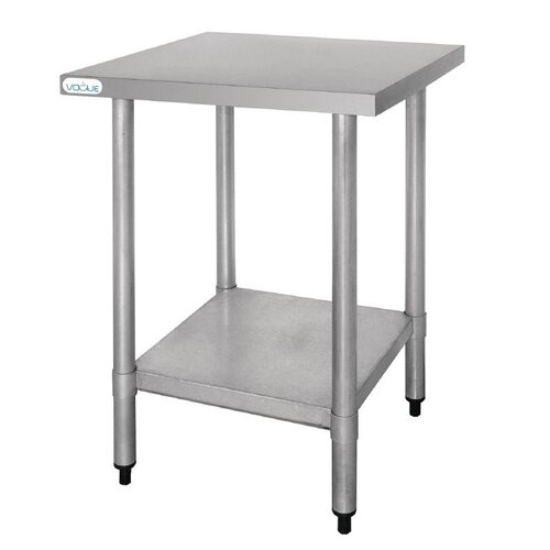 CHRselect Table De Travail Inox - Sans Rebords - 600x600x900(h)mm