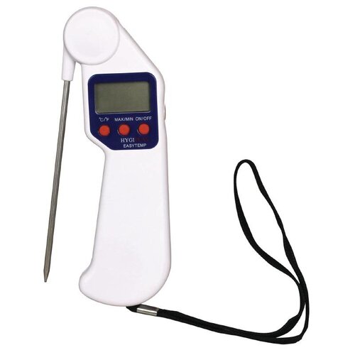 CHRselect Thermomètre de Poche | à Sonde Pliable | -50/+300°C | Blanc