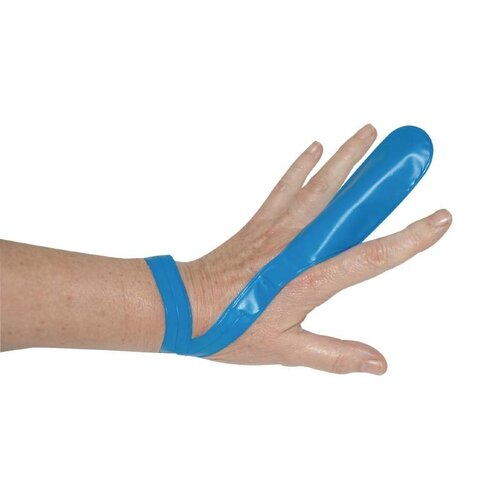 CHRselect Protège-Doigt Bleu + Bande Du Poignet - 12 Pièces