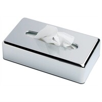 Boîte à Mouchoirs Rectangulaire Chromé - 139x254x61(h)mm