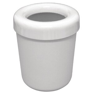 CHRselect Mini-Poubelle De Table | Mélamine Blanche | Kristallon | Ø130x(h)150mm