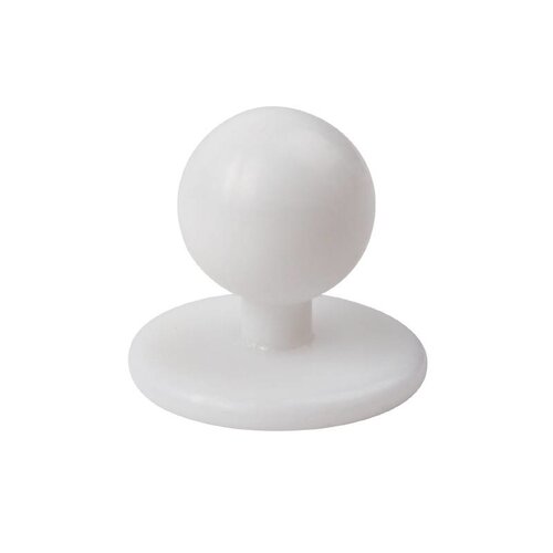CHRselect Boutons Amovibles pour Veste de Cuisinier - Blanc - 12 Pièces