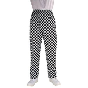 CHRselect Pantalon à Gros Carreaux Noirs/Blancs - ChefWorks - Disponibles En 6 Tailles