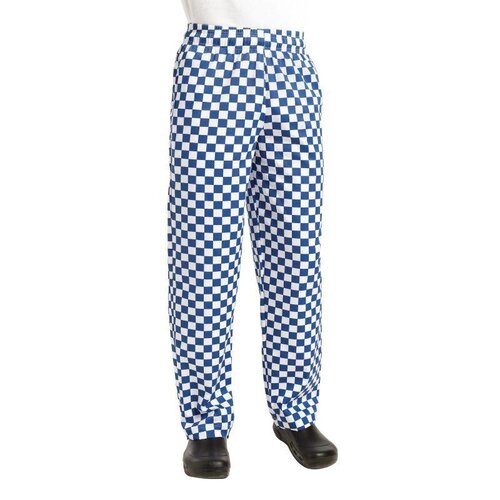 CHRselect Pantalon à Gros Carreaux Bleus/Blancs - ChefWorks - Disponibles En 6 Tailles