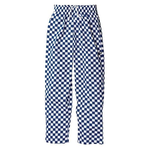 CHRselect Pantalon à Gros Carreaux Bleus/Blancs - ChefWorks - Disponibles En 6 Tailles