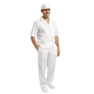 CHRselect Chemise De Boulanger Blanche - Unisexe - Disponibles En 4 Tailles CHRselect Chemise De Boulanger Blanche - Unisexe - Disponibles En 4 Tailles