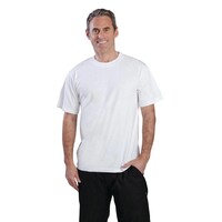 T-Shirt Blanc Unisexe - 100% Coton - Disponibles En 3 Tailles