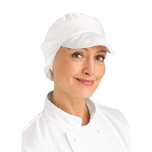CHRselect Casquette De Boulanger + Filet Pour Cheveux - Unisexe - Blanche - Whites - Tailles Universelle CHRselect Casquette De Boulanger + Filet Pour Cheveux - Unisexe - Blanche - Whites - Tailles Universelle