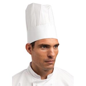 CHRselect Toque Chef Blanche Jetable - Unisexe - Papier - 50 Pièces CHRselect Toque Chef Blanche Jetable - Unisexe - Papier - 50 Pièces