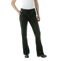 Pantalon Dame Noir - Chef Works - Disponibles En 6 Tailles