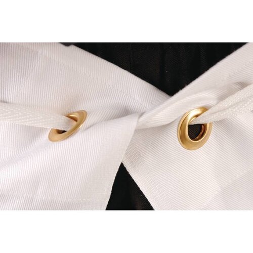 CHRselect Tablier Unisexe Blanc - Extra Long + Oeillets En Laiton - Polyester/Coton - 910x910mm