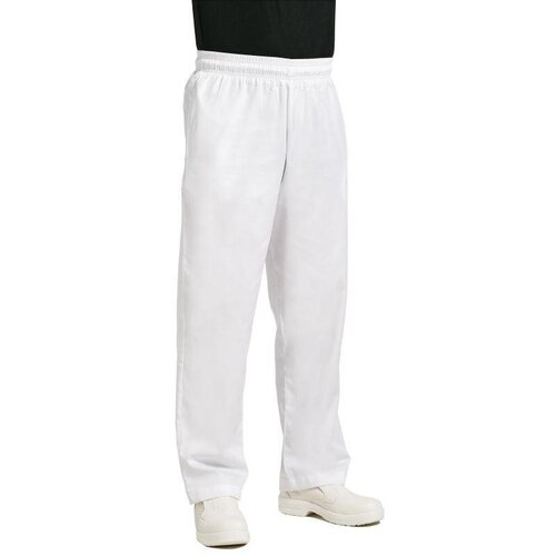 CHRselect Pantalon Easyfit Unisexe - Chef Works - Blanc - Disponibles En 6 Tailles