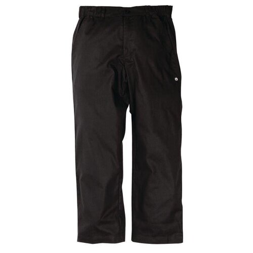 CHRselect Pantalon De Cuisinier Unisexe Noir - Chef Works - Herringbone - Disponibles En 6 Tailles