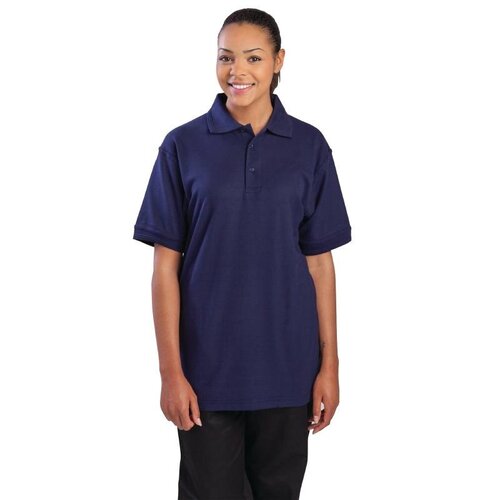 CHRselect Polo Bleu Marine - Unisexe - Polyester/Coton - Disponibles En 4 Tailles