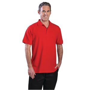 CHRselect Polo Rouge - Unisexe - Polyester/Coton - Disponibles En 4 Tailles CHRselect Polo Rouge - Unisexe - Polyester/Coton - Disponibles En 4 Tailles