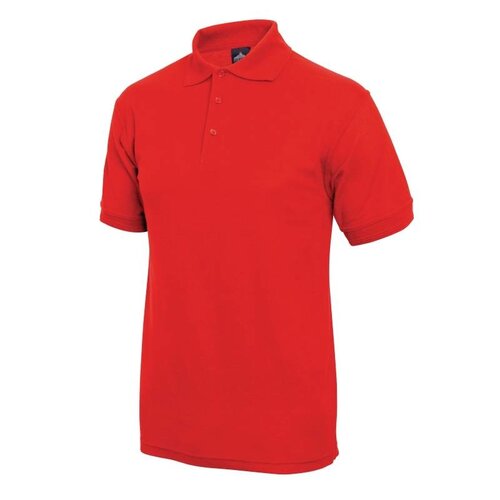 CHRselect Polo Rouge - Unisexe - Polyester/Coton - Disponibles En 4 Tailles