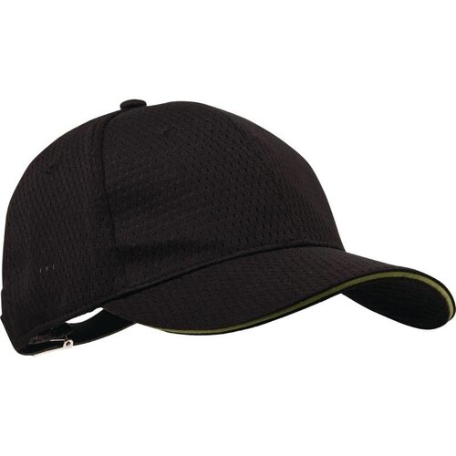 CHRselect Casquette De BaseBall Unisexe - CoolVent - Chef Works - Taille Universelle - Noire/Vert Anis