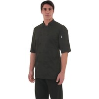 Veste Chef Manches Courtes - Montréal ChefWorks - CoolVent - Noire - Disponibles En 6 Tailles