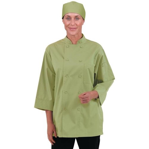 CHRselect Veste De Cuisinier Manches 3/4 - ChefWorks - Vert Anis - Disponibles En 6 Tailles CHRselect Veste De Cuisinier Manches 3/4 - ChefWorks - Vert Anis - Disponibles En 6 Tailles