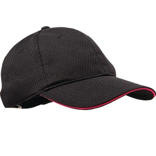 CHRselect Casquette De BaseBall Unisexe - CoolVent - Chef Works - Taille Universelle - Noire/Rose CHRselect Casquette De BaseBall Unisexe - CoolVent - Chef Works - Taille Universelle - Noire/Rose