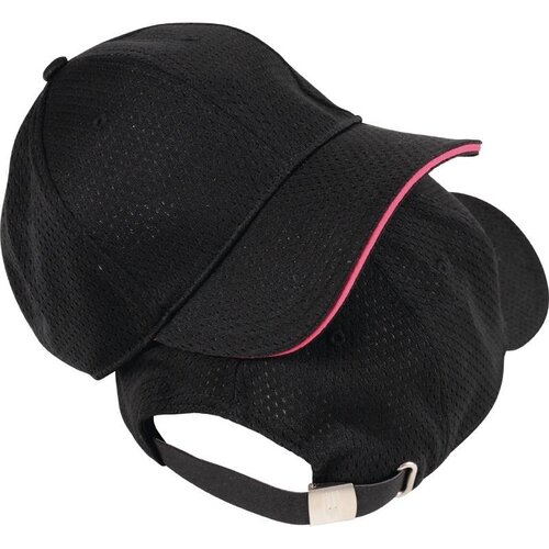 CHRselect Casquette De BaseBall Unisexe - CoolVent - Chef Works - Taille Universelle - Noire/Rose