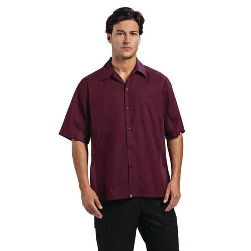CHRselect Chemise Chef CoolVent - Chef Works - Hommes - Aubergine XL