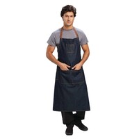 Tablier Bavette Blue - Chef Works Memphis - Unisexe - 812(l)x 863(L)mm