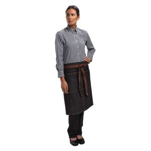 CHRselect Tablier Bistro Noir - Chef Works Memphis - Unisexe - 812(l)x 609(L)mm