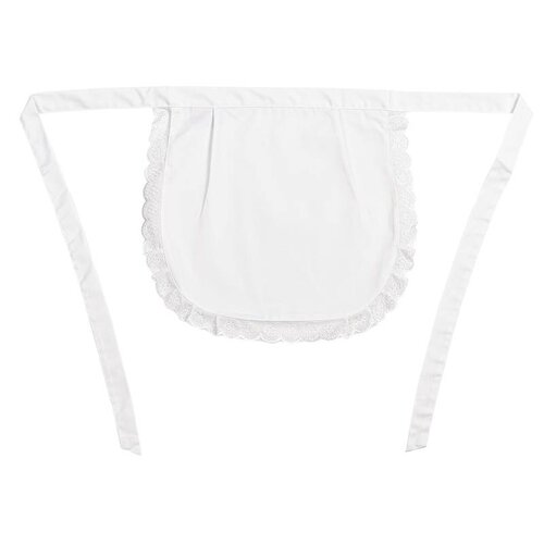 CHRselect Tablier De Serveur Sans Poche - Unisexe - Blanc - Taille Unique