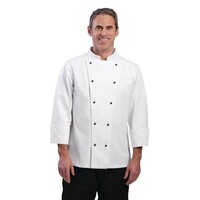 Veste Chef à Manches Longues - Blanche - Whites Chicago - Disponibles En 6 Tailles