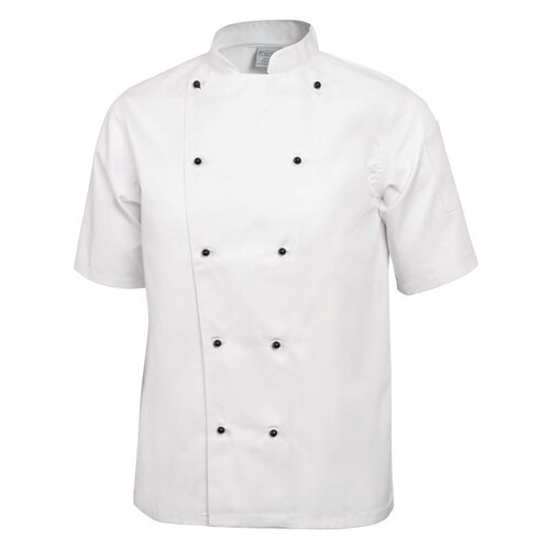 CHRselect Veste Chef à Manches Courtes - Blanche - Whites Chicago - Disponibles En 6 Tailles CHRselect Veste Chef à Manches Courtes - Blanche - Whites Chicago - Disponibles En 6 Tailles