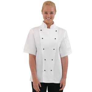 CHRselect Veste Chef à Manches Courtes - Blanche - Whites Chicago - Disponibles En 6 Tailles CHRselect Veste Chef à Manches Courtes - Blanche - Whites Chicago - Disponibles En 6 Tailles