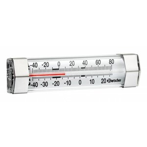 Bartscher Thermomètre pour Frigo Inox | -40 /+25°C | 122x20x20(h)mm