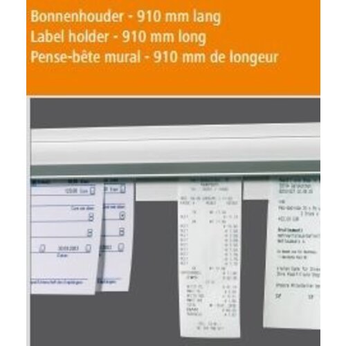 Bartscher Porte-Bons De Commandes - Aluminium - 910mm