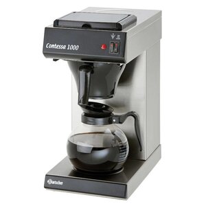 Bartscher Machine à Café Contessa 1000 | Inox | 1,8 Litres | 215x385x460(h)mm