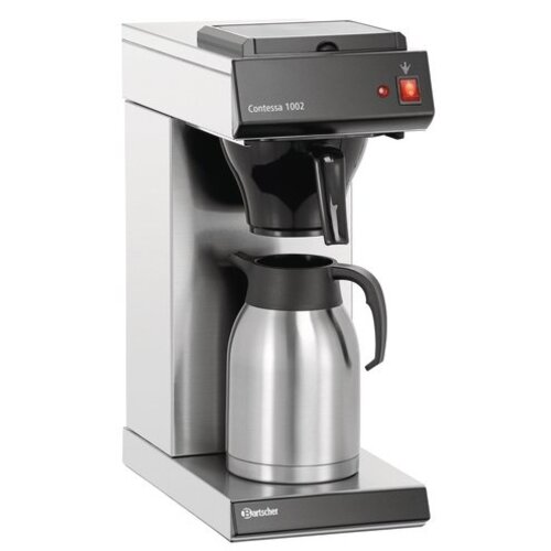 Bartscher Machine à Café Contessa 1002 | Inox | 2 Litres | 215x390x520(h)mm