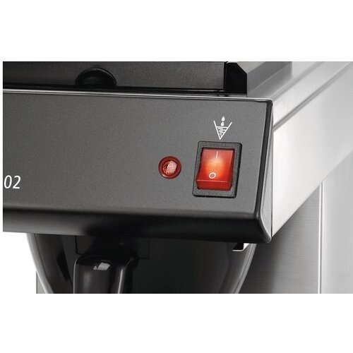 Bartscher Machine à Café Contessa 1002 | Inox | 2 Litres | 215x390x520(h)mm