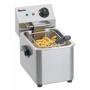Bartscher Friteuse Électrique Pro | 4 Litres | 2kW/230V | Panier Inclus | 220x400x315(h)mm
