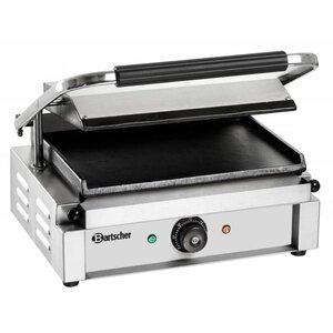 Bartscher Grill De Contact Électrique 'Panini' - Lisse/Lisse - 2200W - 410x370x200(h)mm Bartscher Grill De Contact Électrique 'Panini' - Lisse/Lisse - 2200W - 410x370x200(h)mm