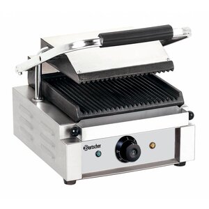Bartscher Grill De Contact Électrique | Rainurée | 1800W | 290x370x200(h)mm Bartscher Grill De Contact Électrique | Rainurée | 1800W | 290x370x200(h)mm