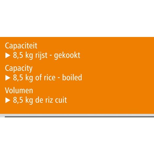 Bartscher Chauffe-Riz Inox | Anneau Chauffant | 8,5kg De Riz Non Cuit | Ø395-372(h)mm