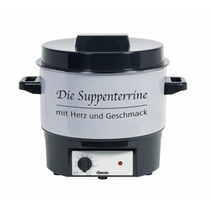 Bartscher Soupière Party | 16 litres | Récipient Acier Émaillé | Ø365-370(h)mm