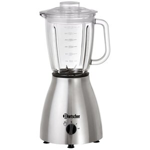 Bartscher Mixeur De Bar 2 Vitesses - Récipient En Verre - 400W - Ø220-420(h)mm